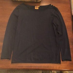 Tory Burch Navy Sweater